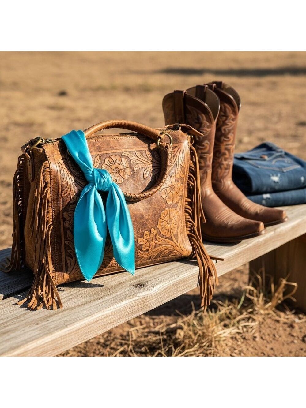 Turquoise Blue Wild Rag Scarf 35x35 Satin Western Cowgirl Cowboy Bandana - Picture 9 of 13